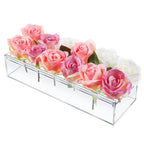 Clear Acrylic Flower Vase for Table Decoration Modern Flower Holder