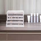 Clear Acrylic Jewelry Box Organizer with 5 Stackable Drawers