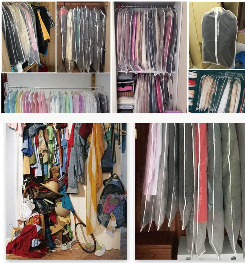 Clear Garment Storage Bags – Pack of 5 (Buy 1, Get 1 FREE)