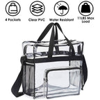 Clear Transparent Shoulder Bag Stadium Approved