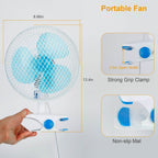 Clip-On 2 Speeds Quiet Clamp Fan