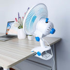 Clip-On 2 Speeds Quiet Clamp Fan