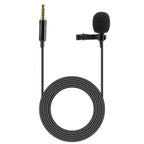 Clip On Microphone Hands Free Lavalier Lapel Mic