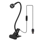 Clip On Reading Light USB Desk Clamp Lamp Flexible Gooseneck
