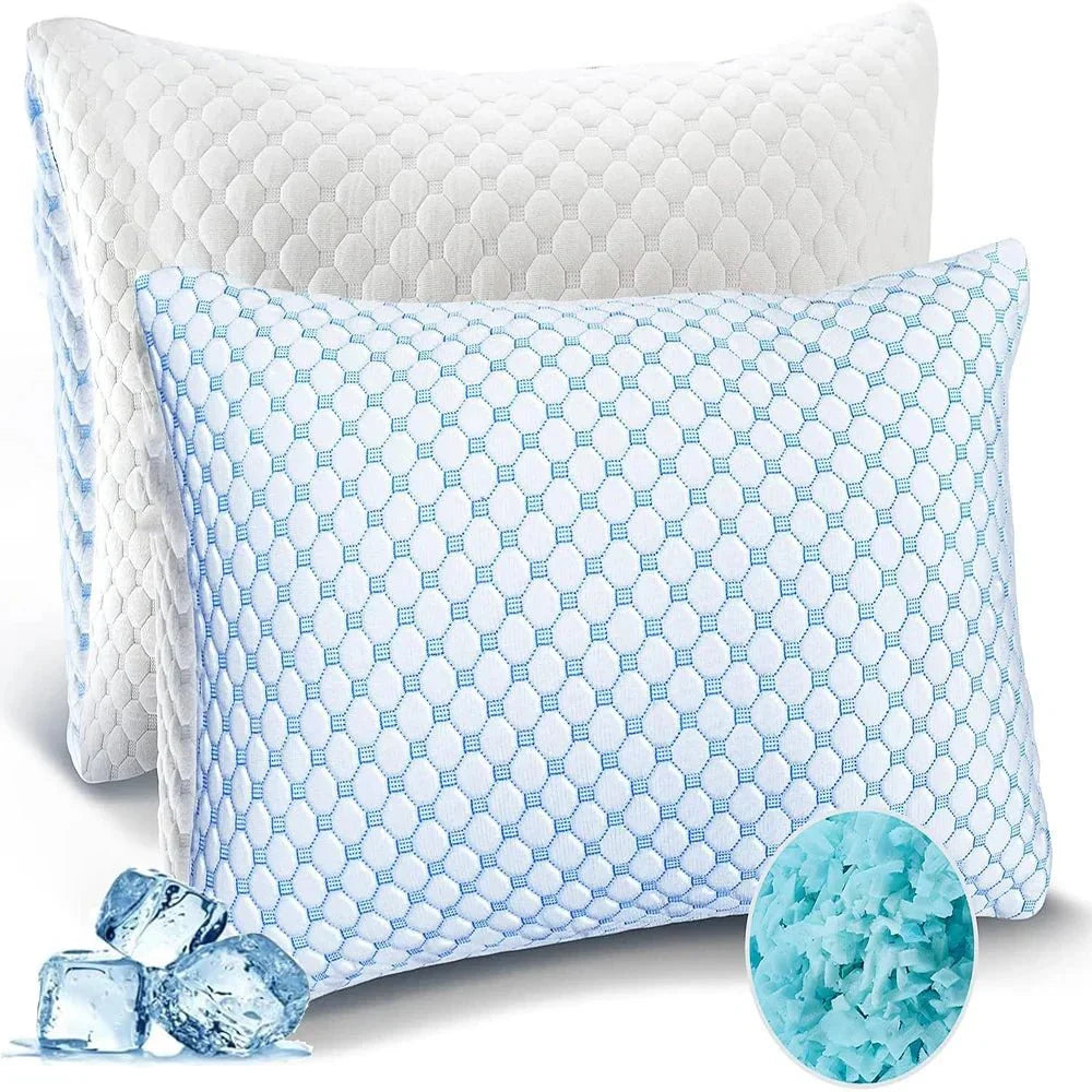 CLOUDREST – Adjustable Cooling Sleep Pillow for Individual Comfort