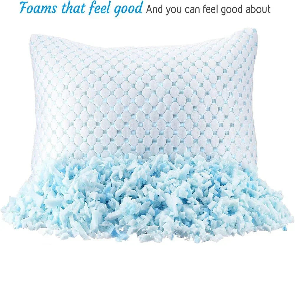 CLOUDREST – Adjustable Cooling Sleep Pillow for Individual Comfort