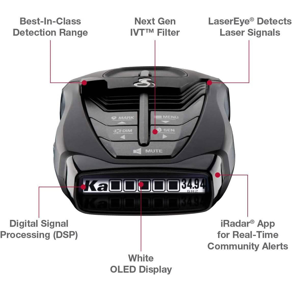 Cobra RAD 480i Laser Radar Detector (Refurbished)