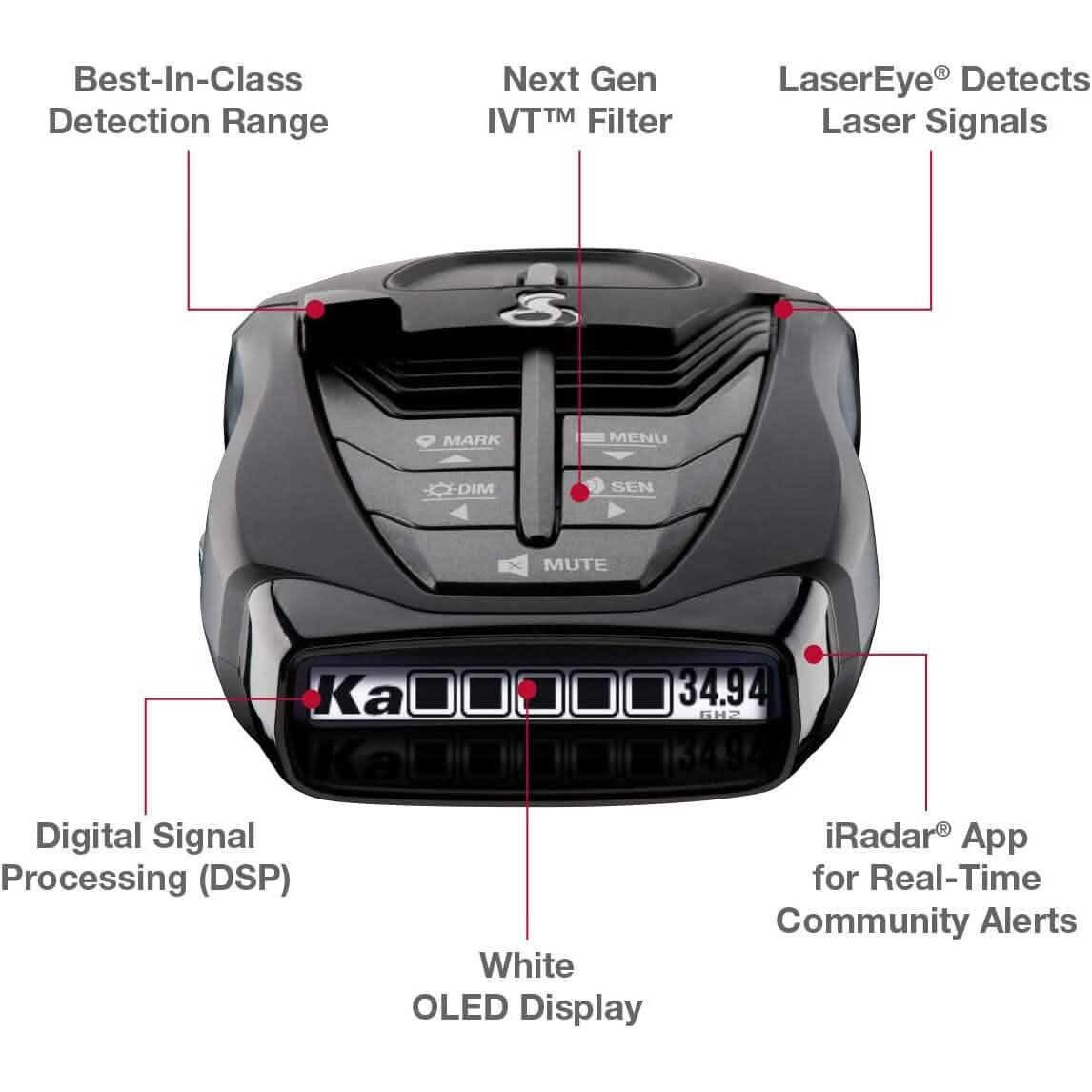 Cobra RAD 480i Laser Radar Detector (Refurbished)