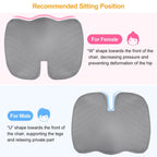Coccyx Orthopedic Memory Foam Seat Cushion
