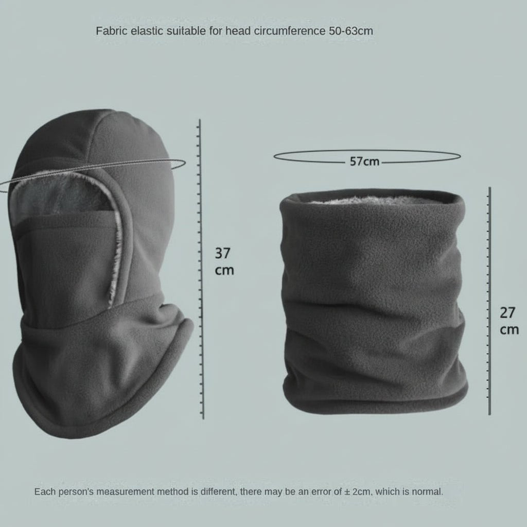 Fleece Balaclava Mask for Cold Weather Sports & Cycling