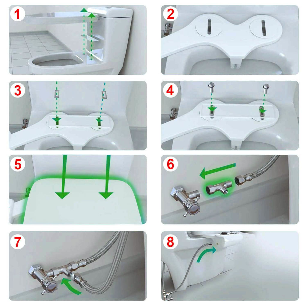 Cold Water Spray Bidet Self-Cleaning