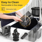 Cold Press Juicer with 5.3 Inches Feed Chute High Juice Yield and Reverse Function