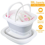 Collapsible Laundry Basket with Comfort Handle