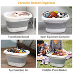 Collapsible Laundry Basket with Comfort Handle
