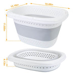 Collapsible Laundry Basket with Comfort Handle