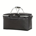 Collapsible Insulated Picnic Tote with Leakproof Liner