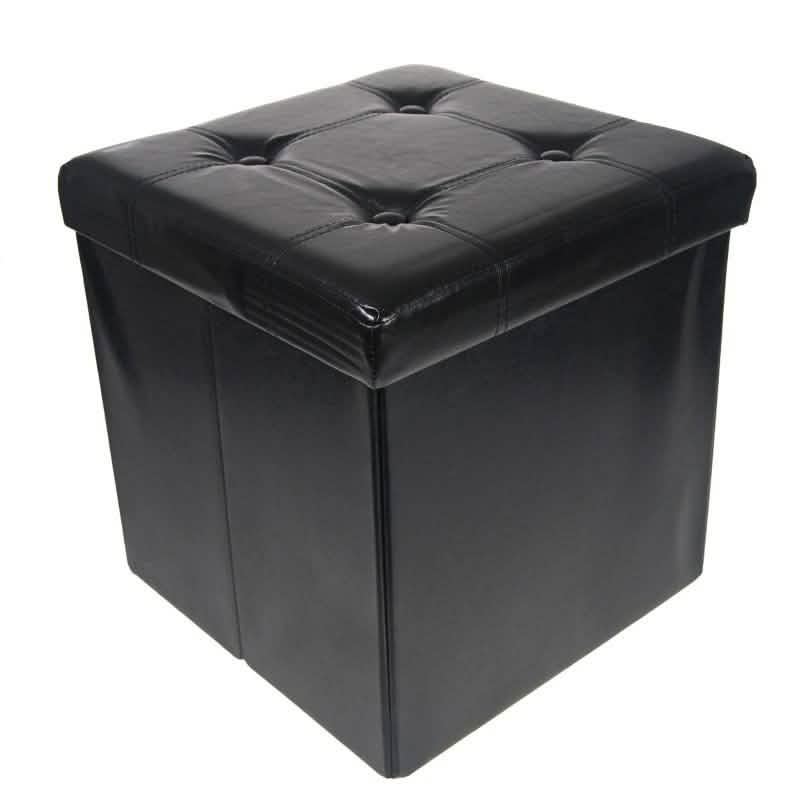 Collapsible Storage Ottoman & Foot Rest