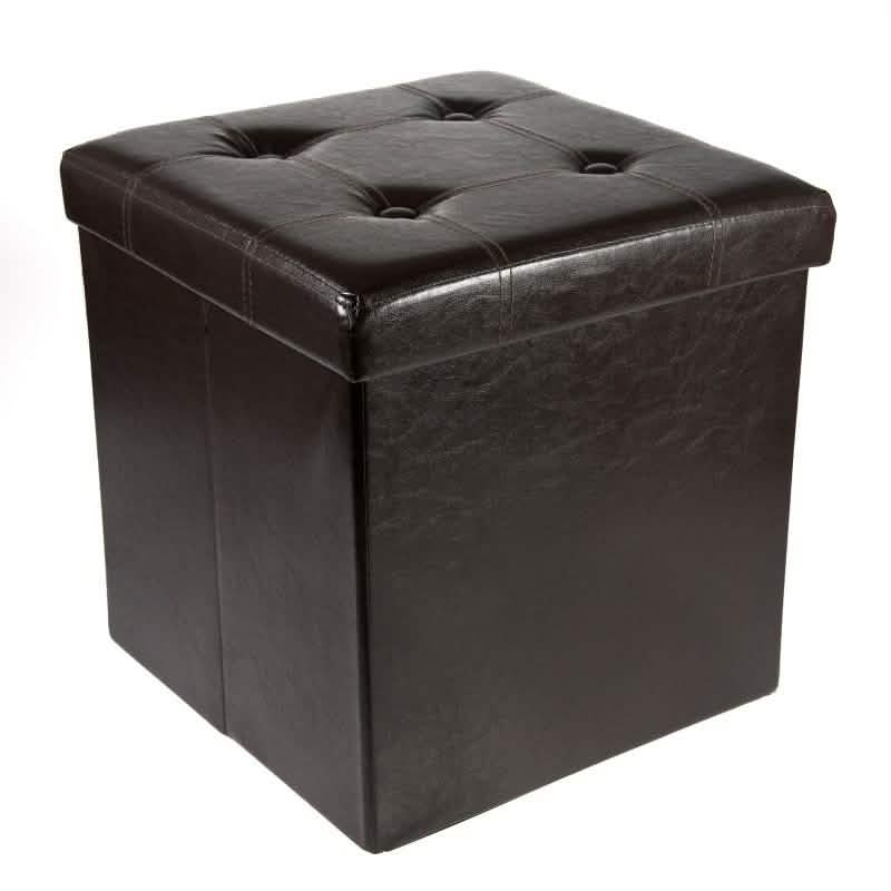 Collapsible Storage Ottoman & Foot Rest