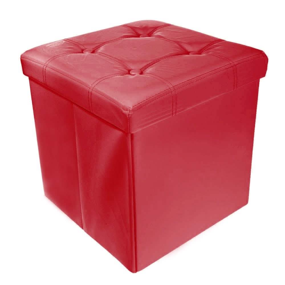 Collapsible Storage Ottoman & Foot Rest