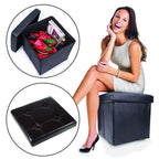 Collapsible Storage Ottoman & Foot Rest