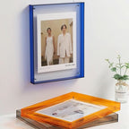 Vibrant acrylic frame for colorful photo displays