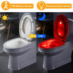 Colorful Toilet Bowl Motion Sensor Lights