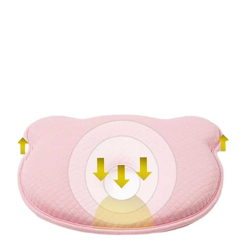 Baby Head Support Pillow with Memory Foam for Cozy Naps