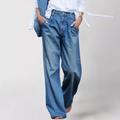 Niki | Loose Fit Denim Trousers with Wide Legs