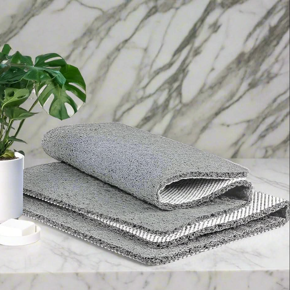 Secure Grip Shower Mat with Advanced Water Drainage