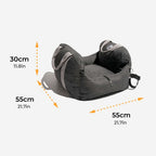 COMFYRIDE DOG SEAT – Dog seat bed with safety belt & non-slip bottom