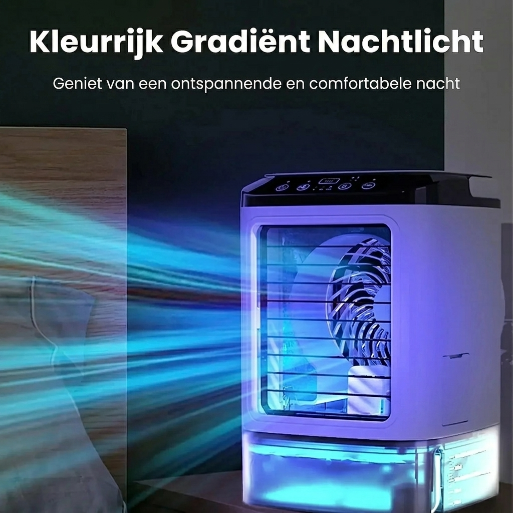 Compact Cooling Fan with Humidifier