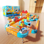 Construction Toy Electric Train Set Magnetic Track System