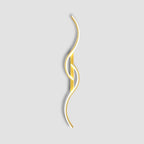 Modern LED Wall Light Fixture - Elegant Swirl Design