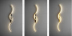 Modern LED Wall Light Fixture - Elegant Swirl Design