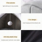 Contemporary Polyester Fiber Cat Bed