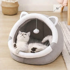 Contemporary Polyester Fiber Cat Bed