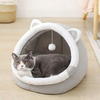 Contemporary Polyester Fiber Cat Bed