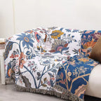 Cooling Sofa Throw Blanket Floral Boho