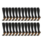 Copper Compression Socks 20-30mmHg Graduated Support L/XL for Men and Women
