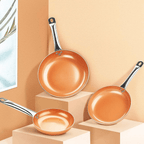 Copper Cookware - Non-stick pan with even heat