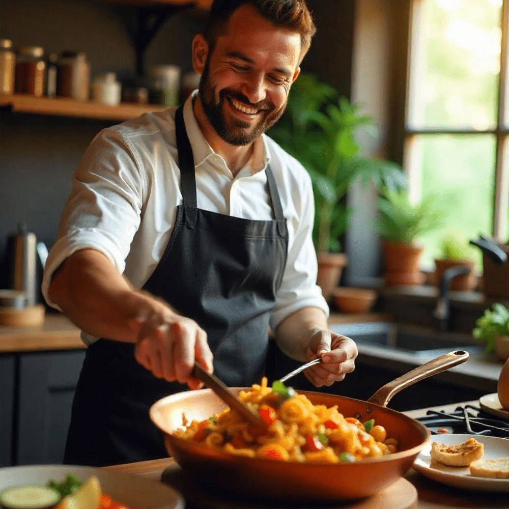 Copper Cookware - Non-stick pan with even heat