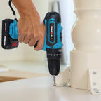 Cordless Drill Set with 2 Pieces 8V Batteries and Charger 2 Variable Speed 3/8In Keyless Chuck