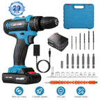 Cordless Drill Set with 2 Pieces 8V Batteries and Charger 2 Variable Speed 3/8In Keyless Chuck
