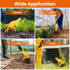 Cordless Electric Garden Tiller Cultivator With 20V Rechargeable Battery