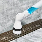 Cordless Electric Spin Scrubber with 6 Brush Heads and Adjustable Long Handle