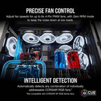 CORSAIR iCUE COMMANDER CORE XT, Digital Fan Speed and RGB Lighting Controller  (Refurbished)