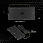 CORSAIR iCUE COMMANDER CORE XT, Digital Fan Speed and RGB Lighting Controller  (Refurbished)