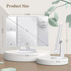Cosmetic Mirror with Lights and 10X Magnification