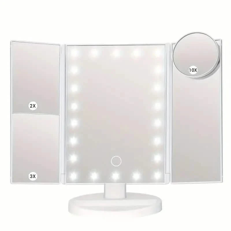 Cosmetic Mirror with Lights and 10X Magnification
