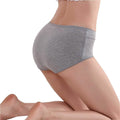 5-Pack: Cotton Mid Waist No Muffin Top Full Coverage Brief Ladies Underwear